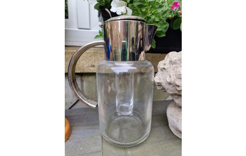 PICHET À JUS MÉTAL ARGENTÉ ITALIEN MASINI/GREGGIO