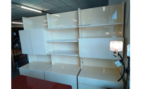 BIBLIOTHEQUE LAQUE IVOIRE MODELE SOFIA