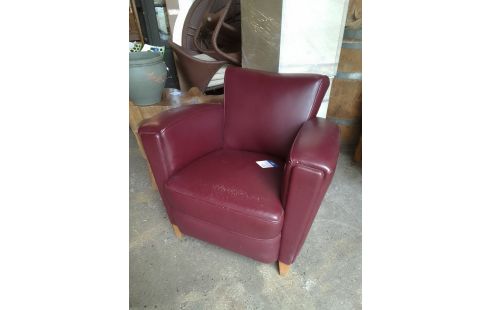 FAUTEUIL CLUB CUIR EN L'ETAT