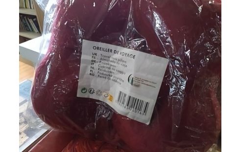 COUSSIN DE VOYAGE VIOLET