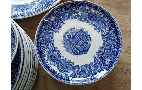 SERVICE DE TABLE BLEU MAASTRICHT OLD ENGLAND