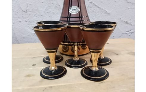 CARAFE+VERRES À GOUTTES