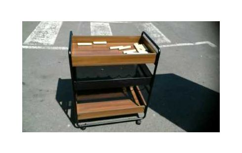 DESSERTE A ROULETTES BOIS