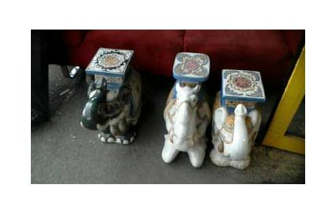 ELEPHANT PORTE PLANTE