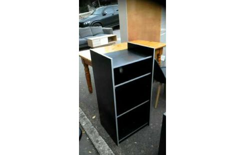 MEUBLE RANGEMENT  NOIR