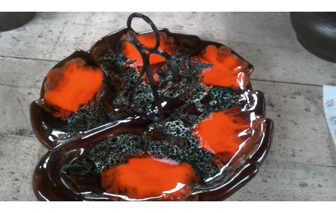 FUENTE FEUILLE VALLAURIS PARDO NARANJA AÑADA