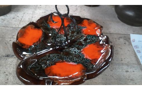 FUENTE FEUILLE VALLAURIS PARDO NARANJA AÑADA