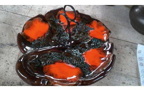 FUENTE FEUILLE VALLAURIS PARDO NARANJA AÑADA