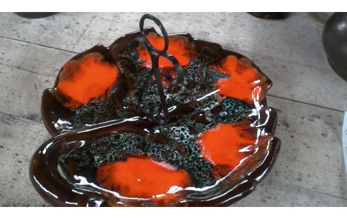 FUENTE FEUILLE VALLAURIS PARDO NARANJA AÑADA