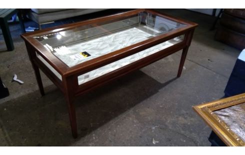 TABLE BASSE VITRINE
