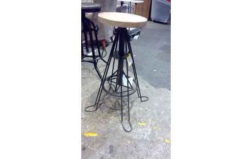 TABOURET TOUR EIFFEL BOIS/METAL