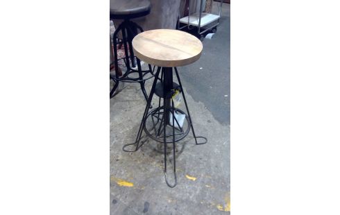 TABOURET TOUR EIFFEL BOIS/METAL