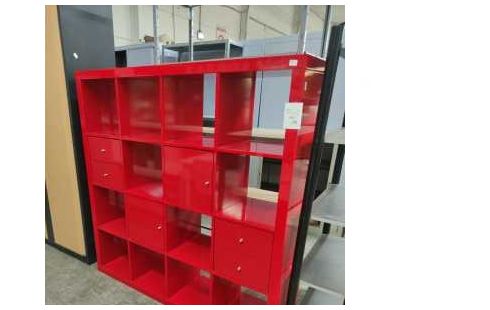 ETAGERE CUBE ROUGE
