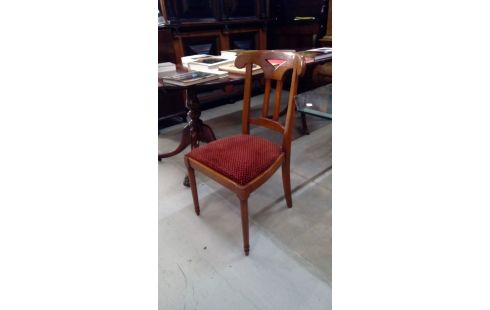 STOELEN, 4 STUKS, ROOD