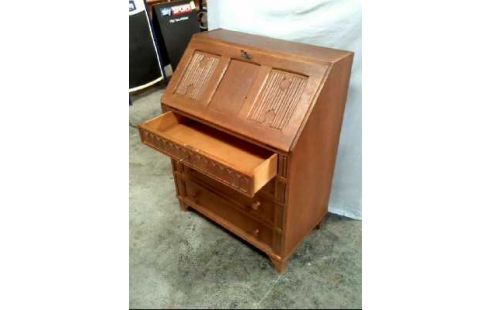 SEKRETÄR HOLZ 4-SCHUBL. 1-KLAPPTÜR