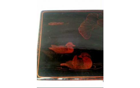 SCHATULLE HOLZ LACKIERT JAPAN.