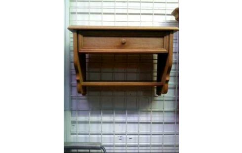 HÄNGESCHRANK HOLZ HELL 2-EBENEN 1-SCHUBL