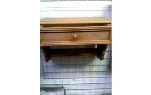 HÄNGESCHRANK HOLZ HELL 2-EBENEN 1-SCHUBL