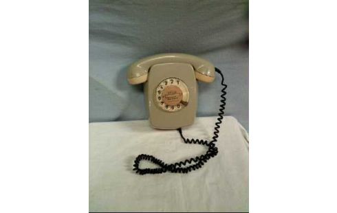 WANDTELEFON BEIGE VINTAGE
