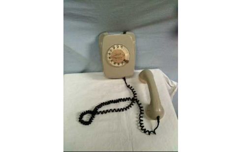WANDTELEFON BEIGE VINTAGE