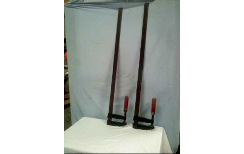 SCHRAUBENZWINGER HOLZGRIFF EISEN 2-STK