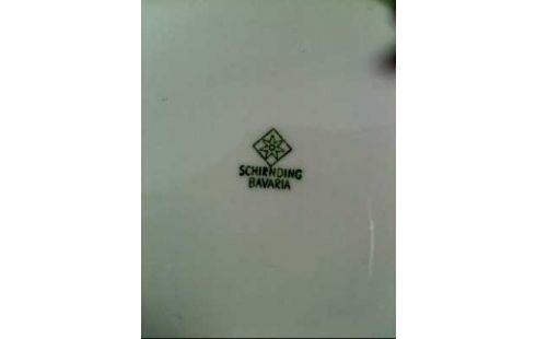 GESCHIRRSET 16-TLG <BAVARIA> FLOR. GOLDF.