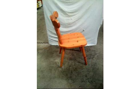 STUHL HOLZ RUSTIKAL LEHNE GESCHW.