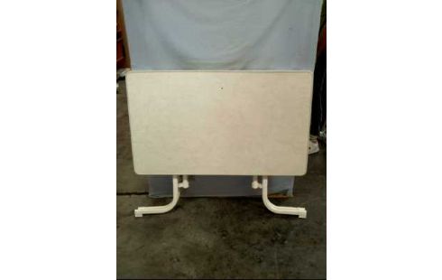 GARTENTISCH KUNSTSTOFF WEIß KLAPPBAR