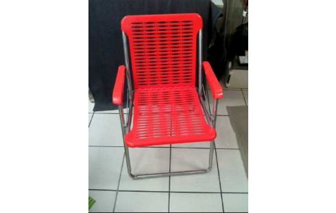 GARTENSTUHL ORANGE <KURZ> KLAPPBAR 70ER JAHRE