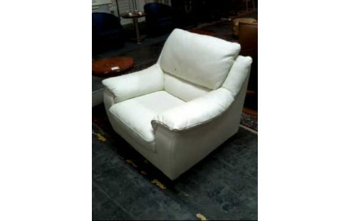 SESSEL <ITALSOFA> LEDER WEIß