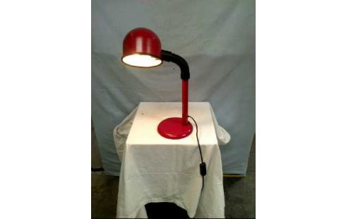 KUGELLAMPE <HONSEL> ROT VERSTELLB. 60ER