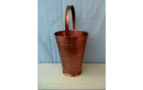 SCHIRMSTÄNDER METALL MIT GRIFF KUPFERFARBEN