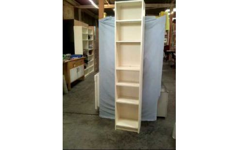 REGAL 6-EBENEN HOLZ FURN. WEISS