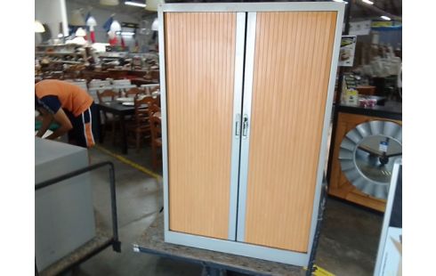 ARMOIRE BUREAU 2 PORTES COULISSANTES