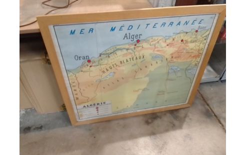 CARTE AFRIQUE ENCADRE