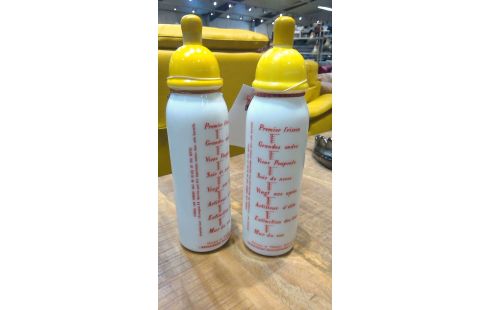 BOUTEILLE VINTAGE FAIENCE