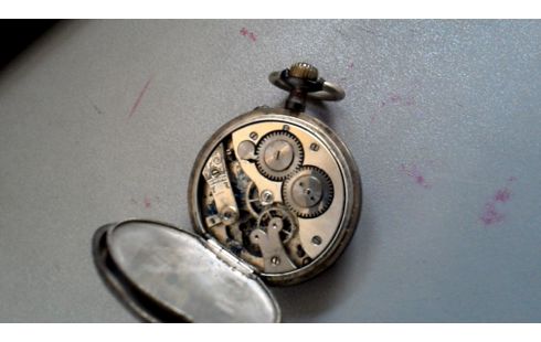 RELOJ DE BOLSILLO PLATA PARA RESTAURAR