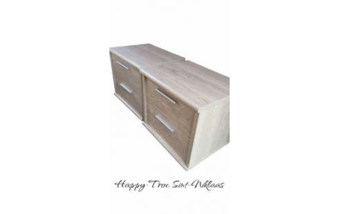 CABECERA LA UNIDAD LACADO 2 CAJONES, , MADERA LOOK