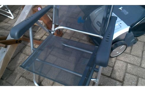 GARTENSTUHL GRAU NYLON ALUMINIUM