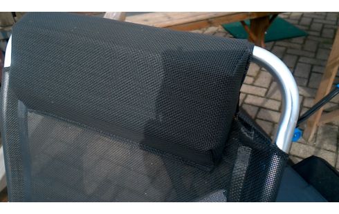 GARTENSTUHL GRAU NYLON ALUMINIUM