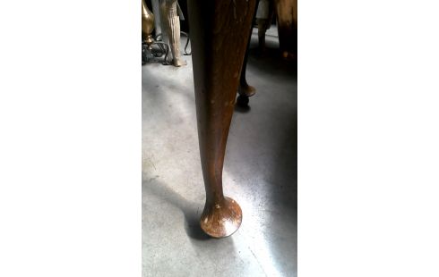 SALONTAFEL ROND CANNAGE GLAS QUEEN ANNE