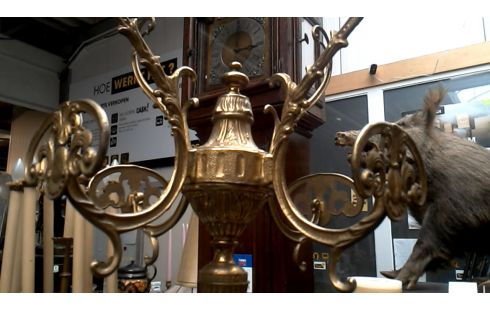 PERCHERO DE PIE COBRE ÓNICE