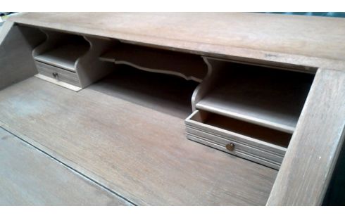 SEKRETÄR EICHE BLEIWEISS KLAPP- 2 SCHUBLADEN