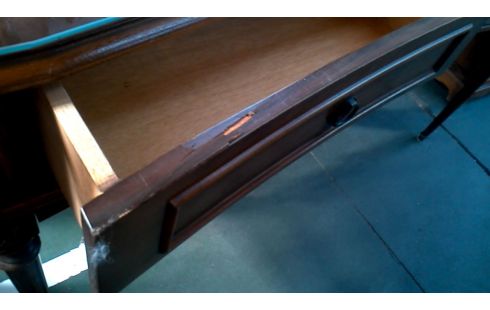 CÓMODA ESTILO LUIS XVI 2 CAJONES, , ESPEJO OVALADO