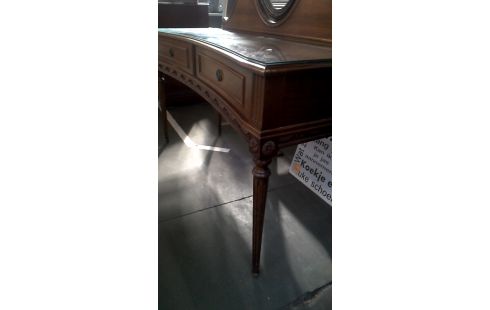 CÓMODA ESTILO LUIS XVI 2 CAJONES, , ESPEJO OVALADO