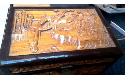 SCHMUCKDOSE ÖSTLICHER/-ES, , HOLZ