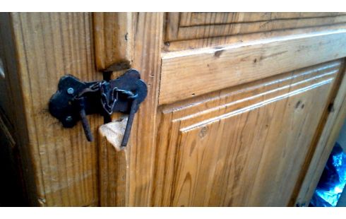 KAST MEXICAANS 1 DEUR 2 LADEN GRENEN