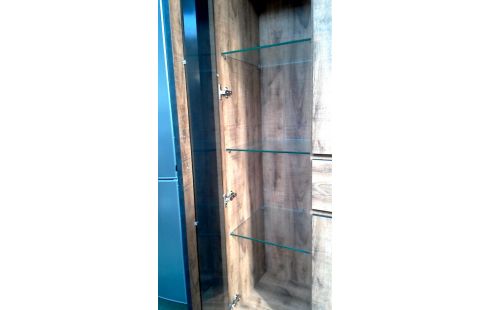 ESCAPARATE LA UNIDAD, , MADERA LOOK 3 PUERTAS 1 CAJÓN ILUMINADO