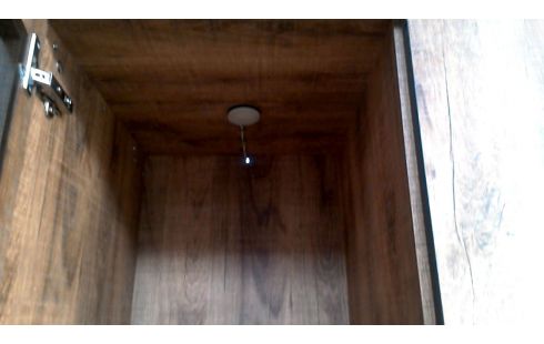 ESCAPARATE LA UNIDAD, , MADERA LOOK 3 PUERTAS 1 CAJÓN ILUMINADO