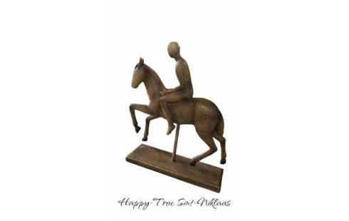 ESTATUA, , MADERA, , CABALLO